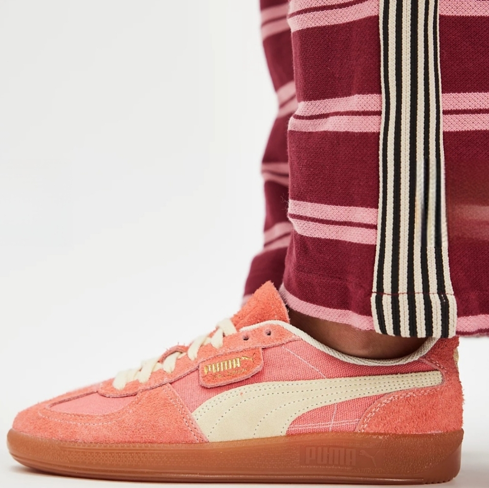 Puma Palermo Peach and Cream Casual Sneakers